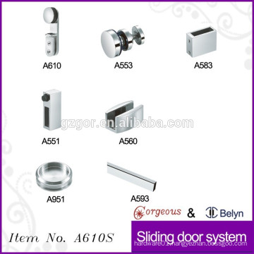 Shower door hardware sliding door bracket